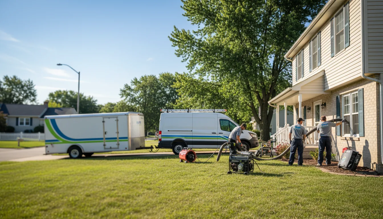 Flooded Basement Restoration And Cleanup With Repair in Uhrichsville, OH near me